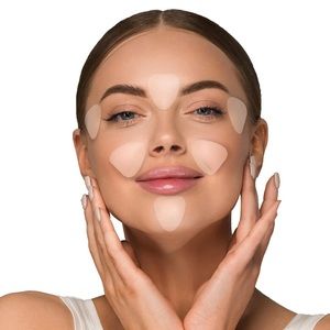 Face Wrinkle Patches 256Pcs - Clear Reusable Pads